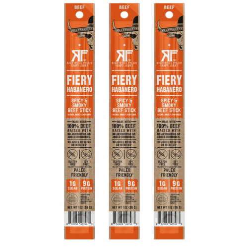 Fiery Habanero Beef Stick (3-Pack)