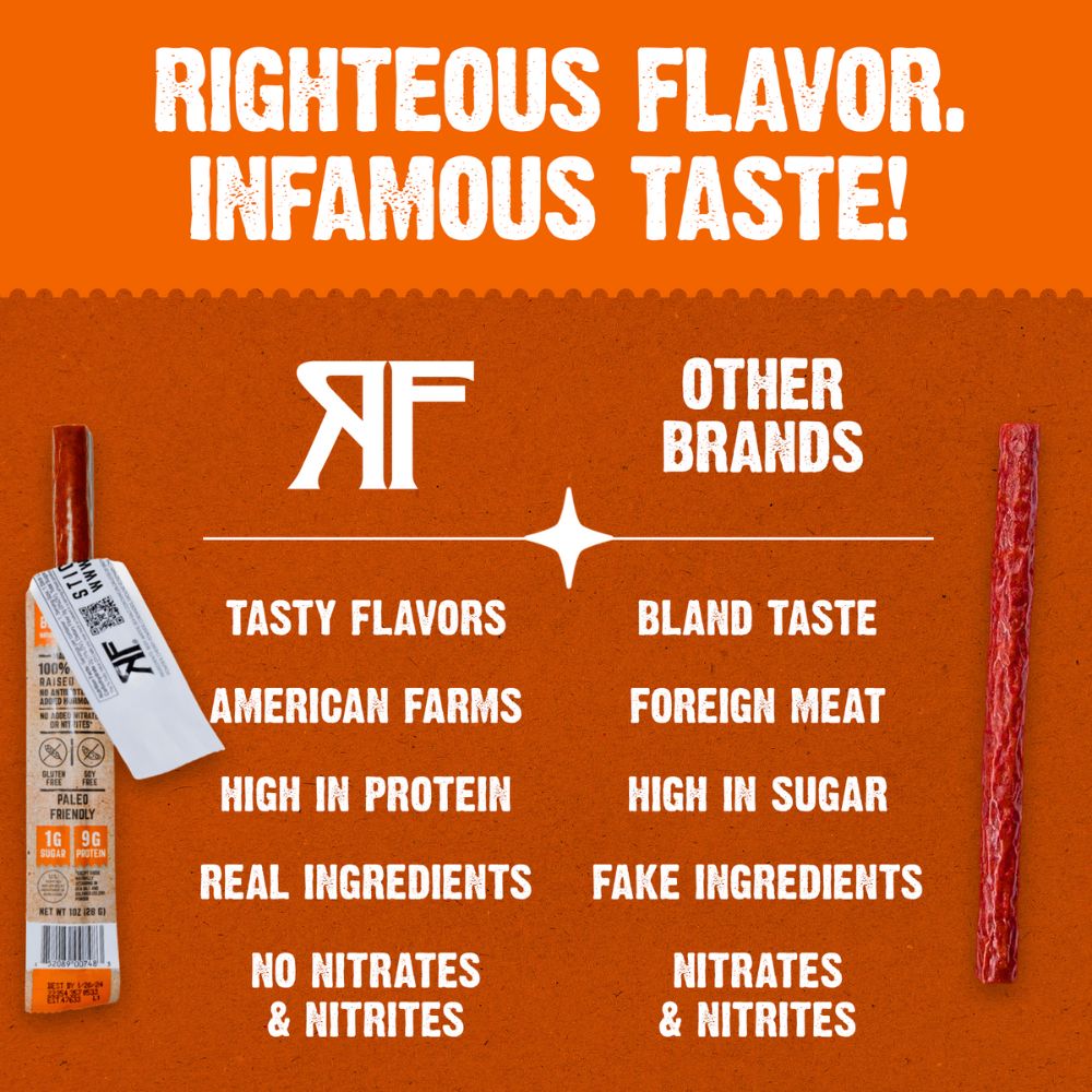 Fiery Habanero Beef Stick (1-Pack) - LIMIT 1 FREE STICK