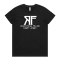 Women's Black & White Basic T-Shirt