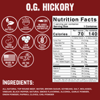 O.G. Hickory Beef Jerky (8-pack)